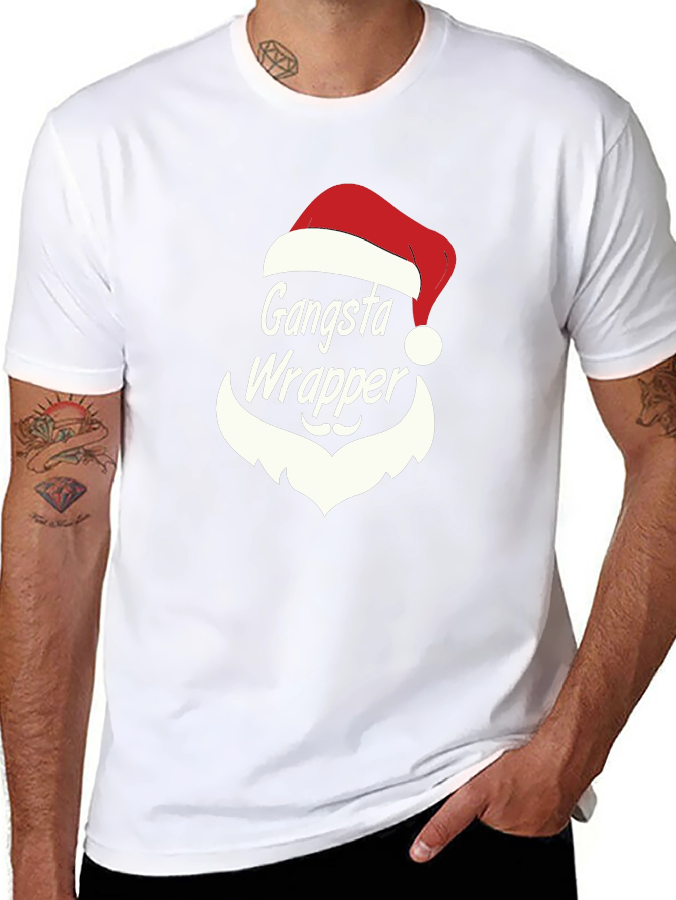 Gangsta Wrapper Christmas T-Shirt