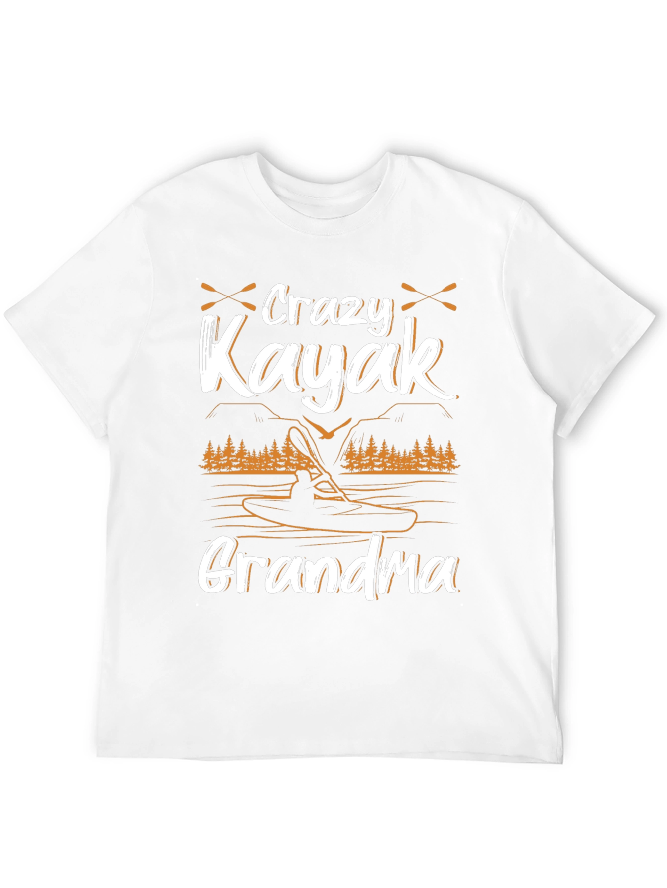 Crazy Kayak Grandma T-Shirt - Paddling Adventure Tee