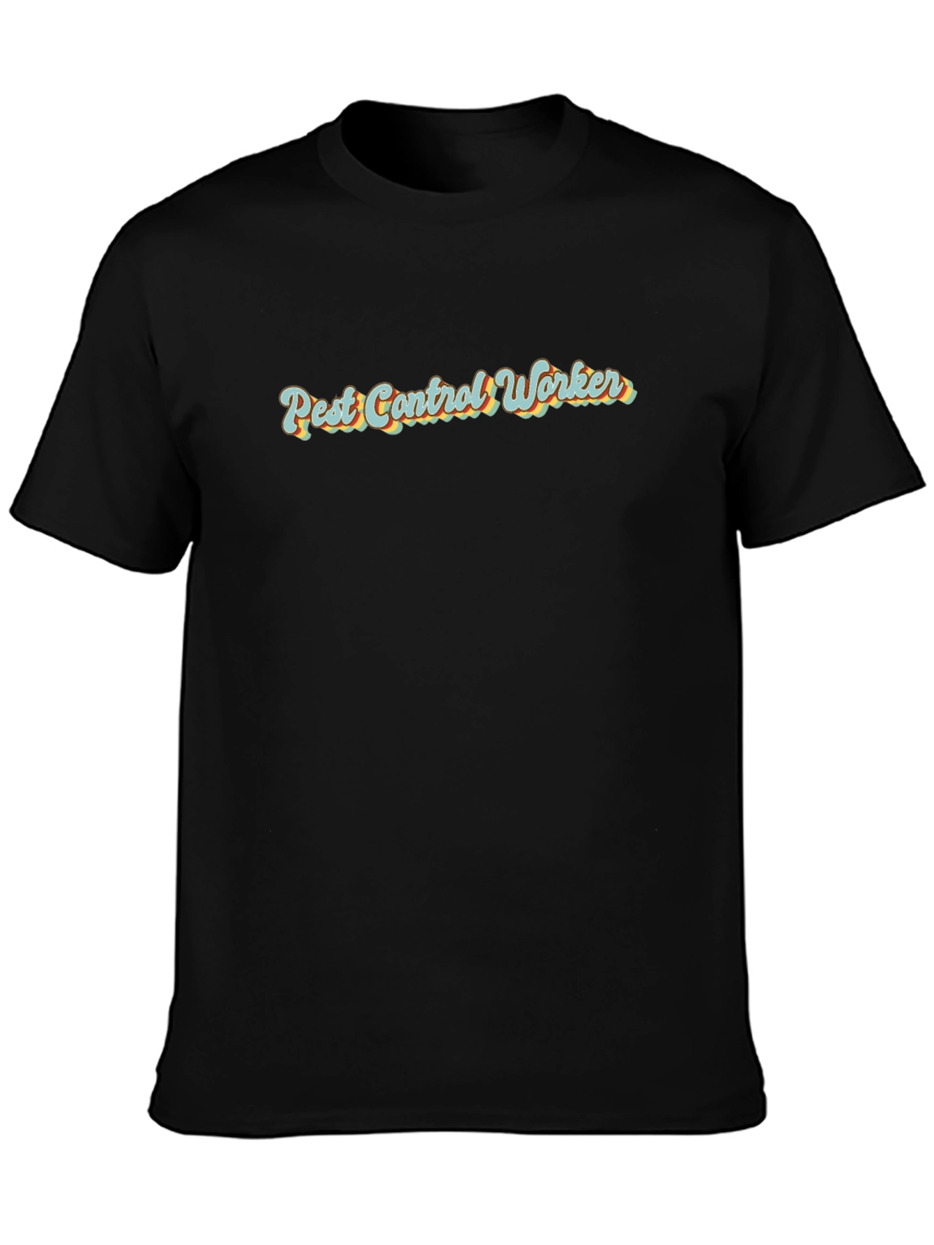 Pest Control Worker Retro T-Shirt