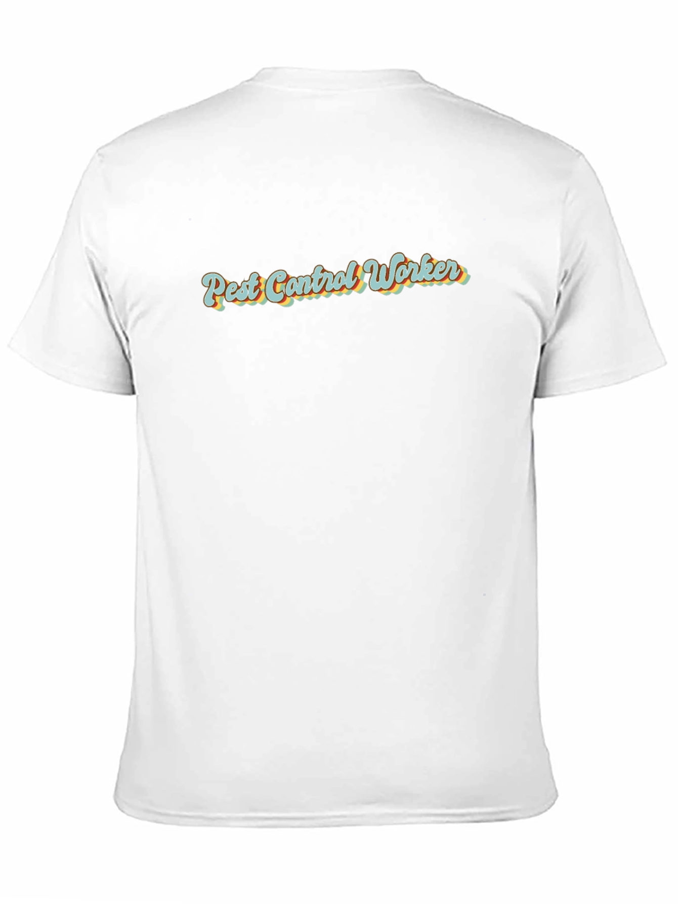 Pest Control Worker Retro T-Shirt