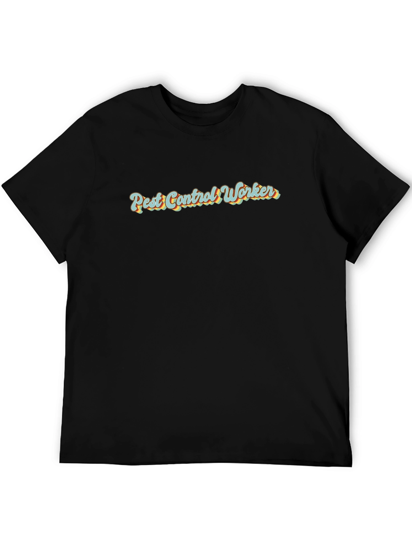 Pest Control Worker Retro T-Shirt