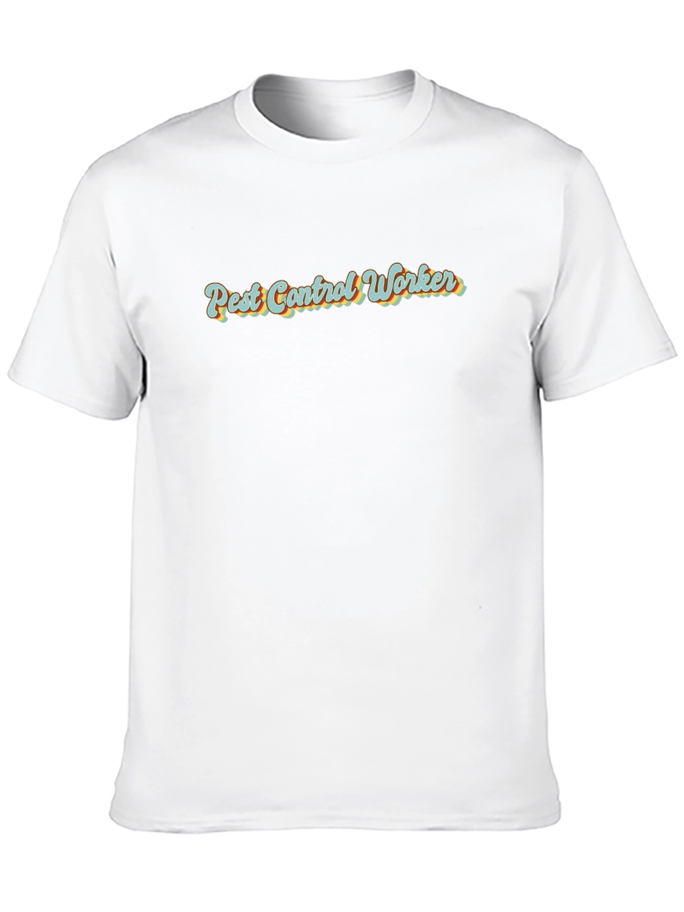 Pest Control Worker Retro T-Shirt