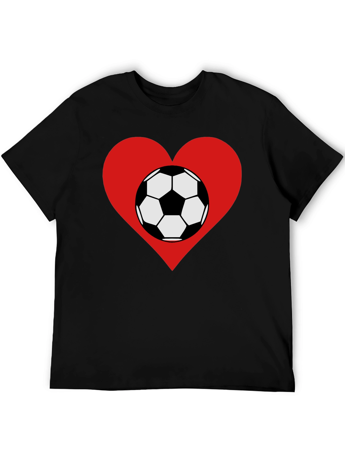Soccer Heart T-Shirt - Love Football Tee