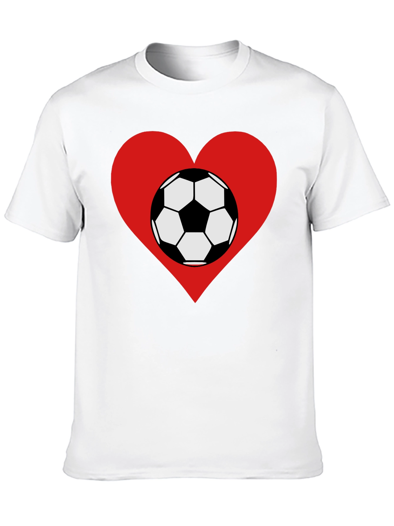 Soccer Heart T-Shirt - Love Football Tee