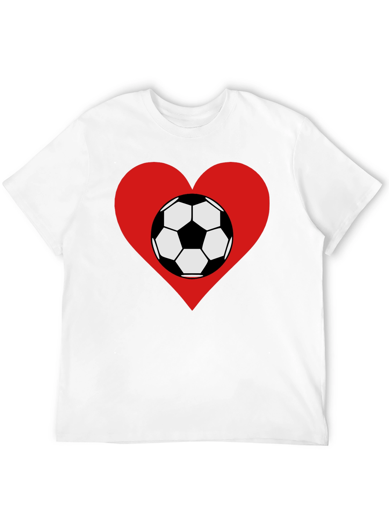 Soccer Heart T-Shirt - Love Football Tee