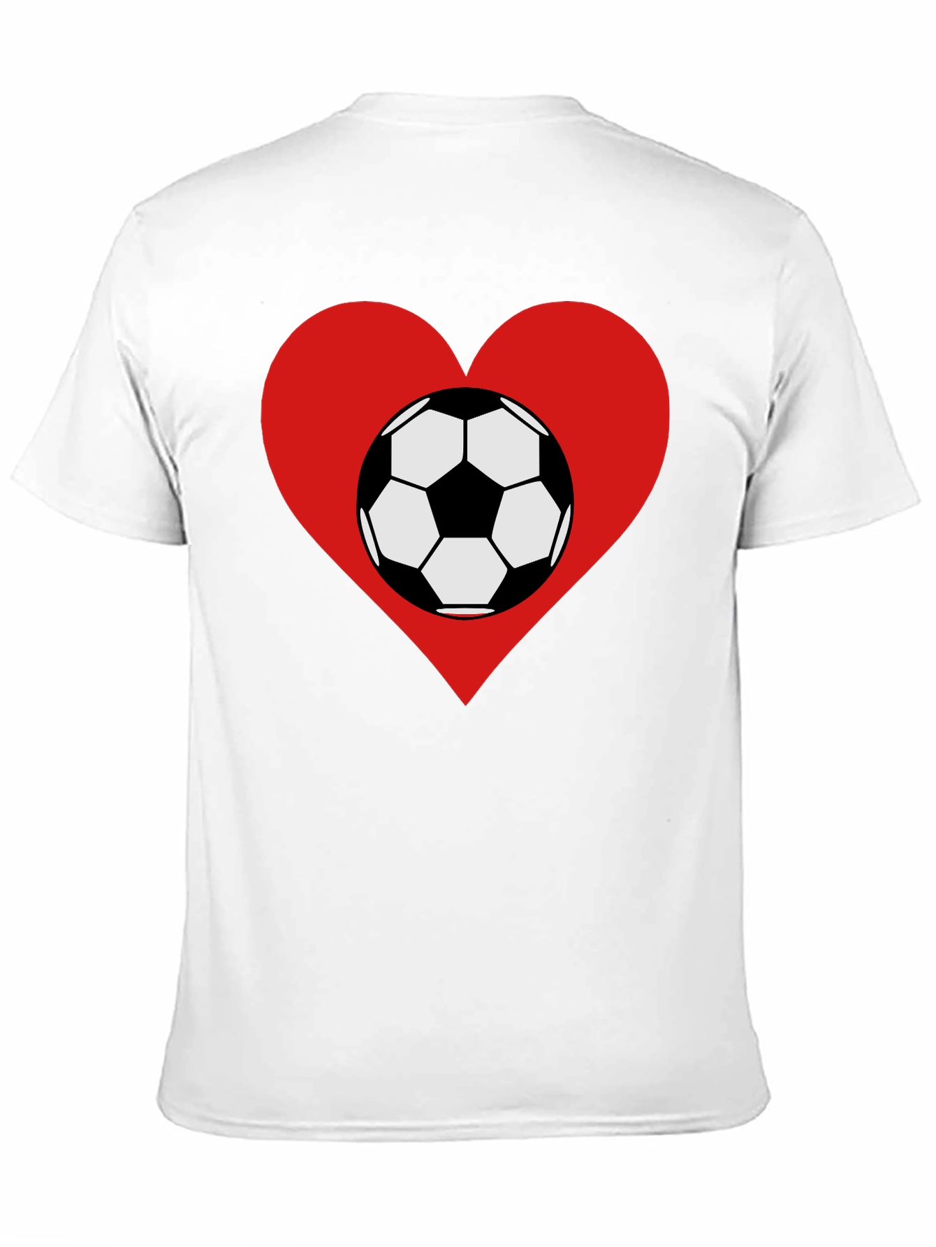 Soccer Heart T-Shirt - Love Football Tee