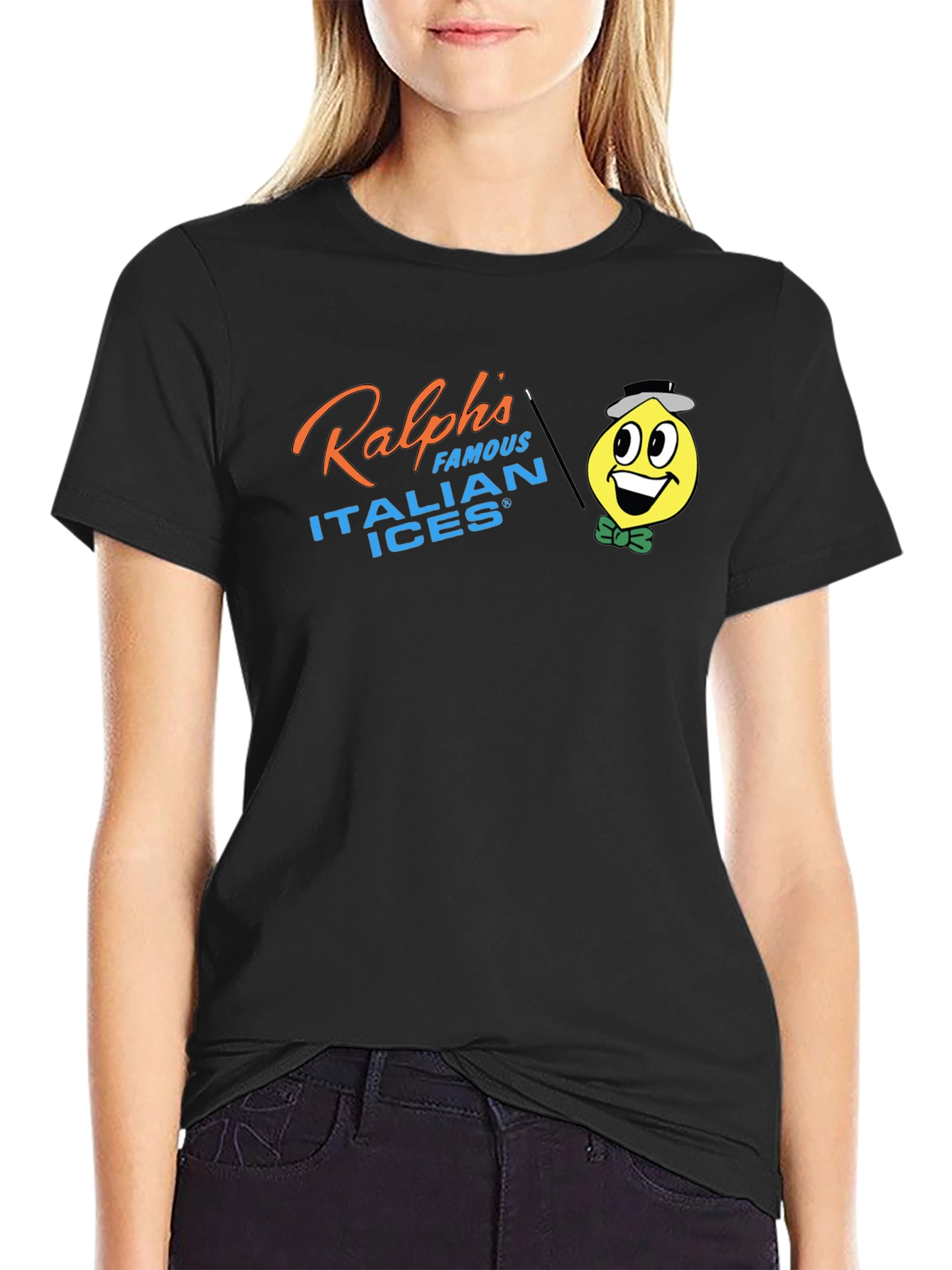 Ralphs Famous Italian Ices Black T-Shirt