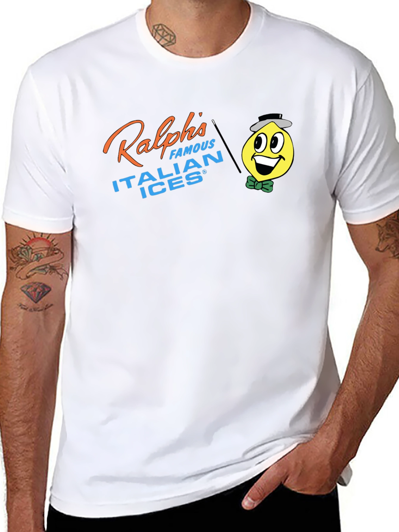 Ralphs Famous Italian Ices Black T-Shirt