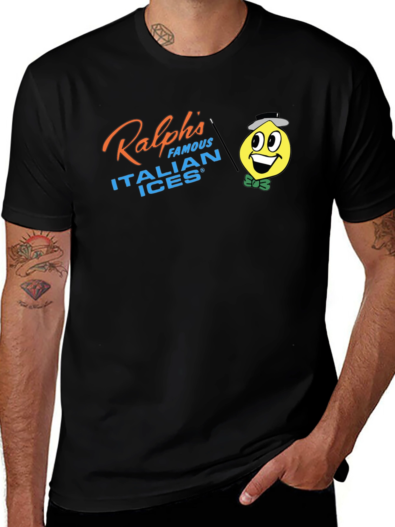 Ralphs Famous Italian Ices Black T-Shirt