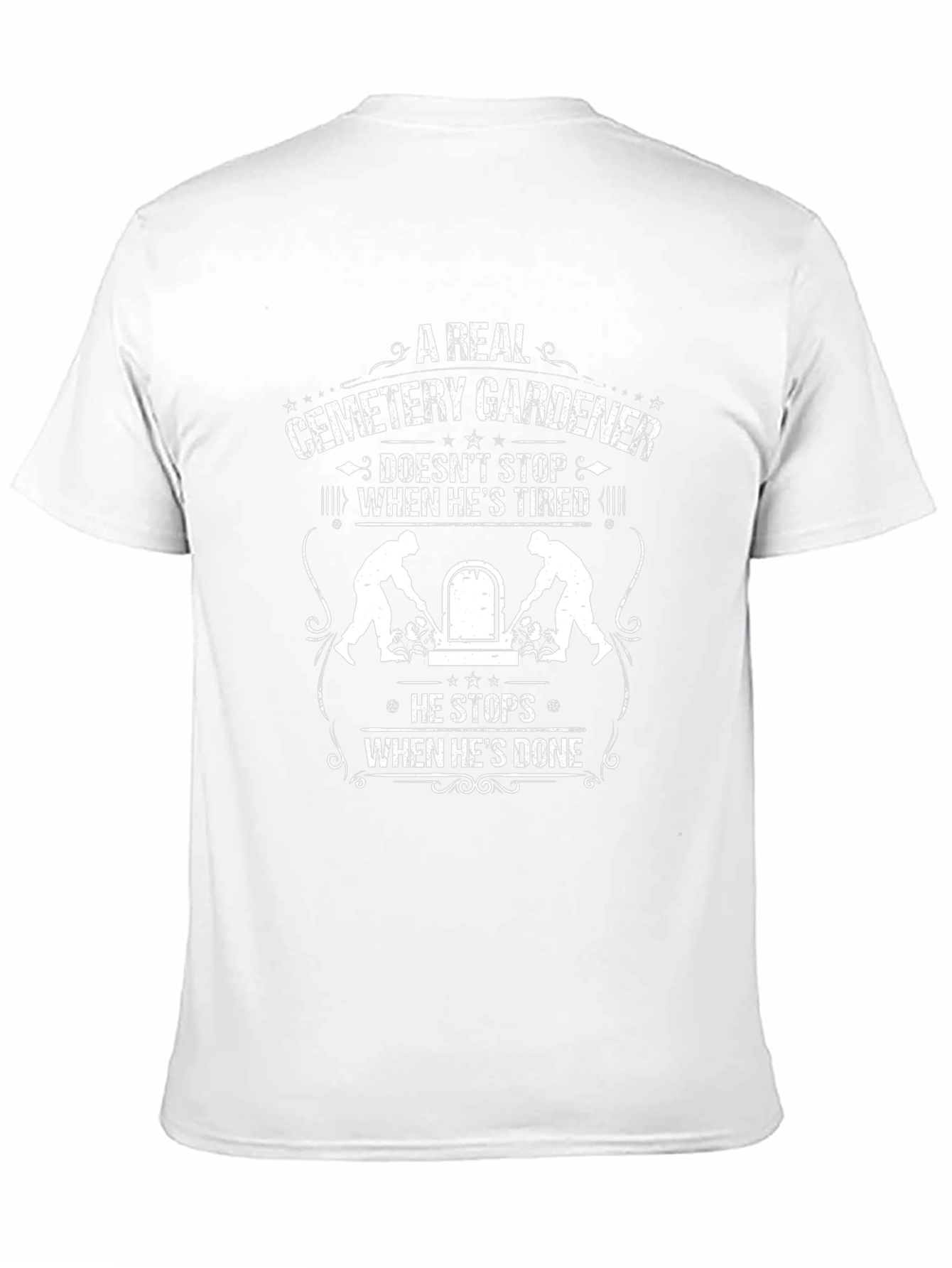 Cemetery Gardener Graphic T-Shirt