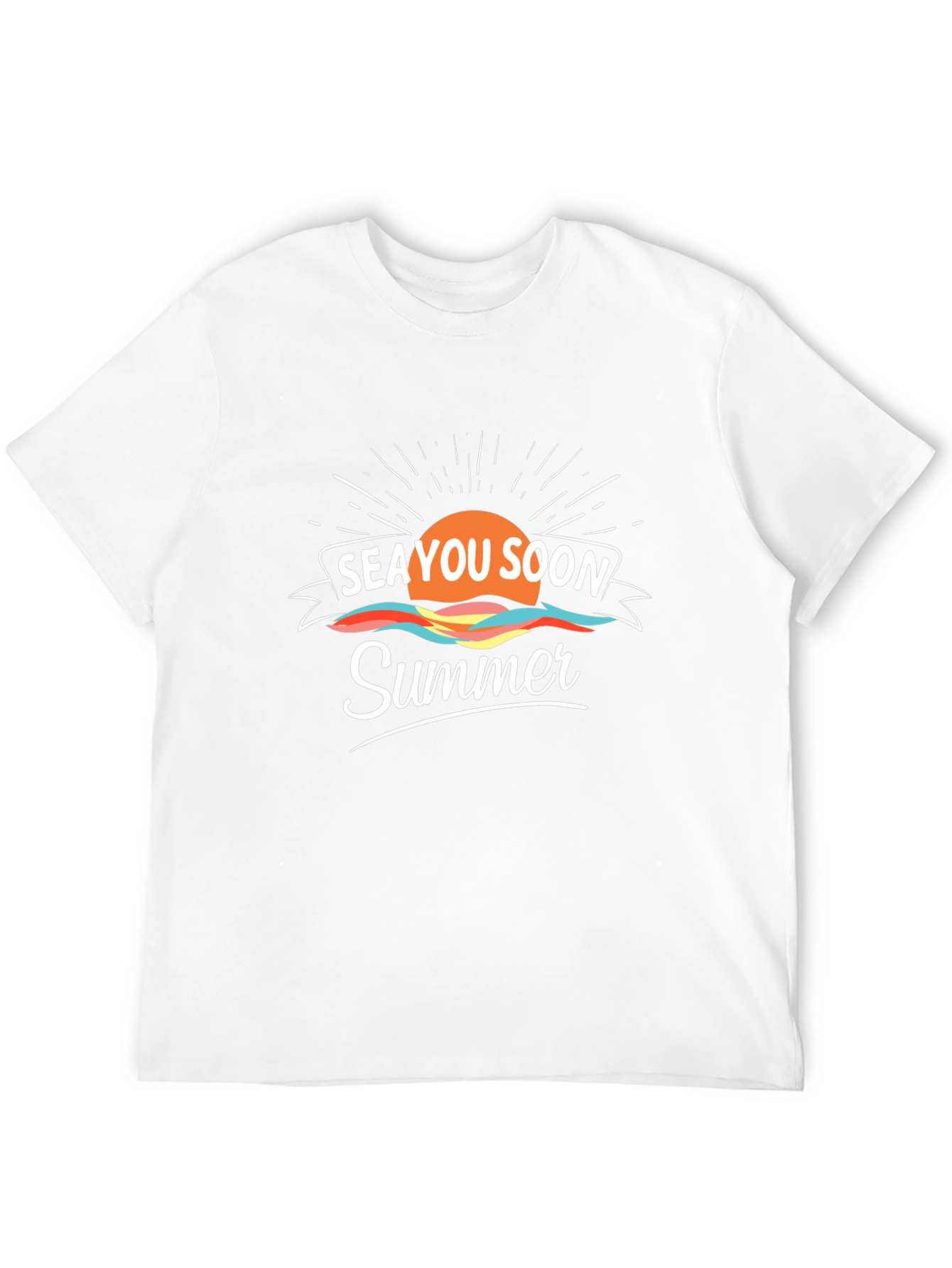 Sea You Soon Summer Black T-Shirt