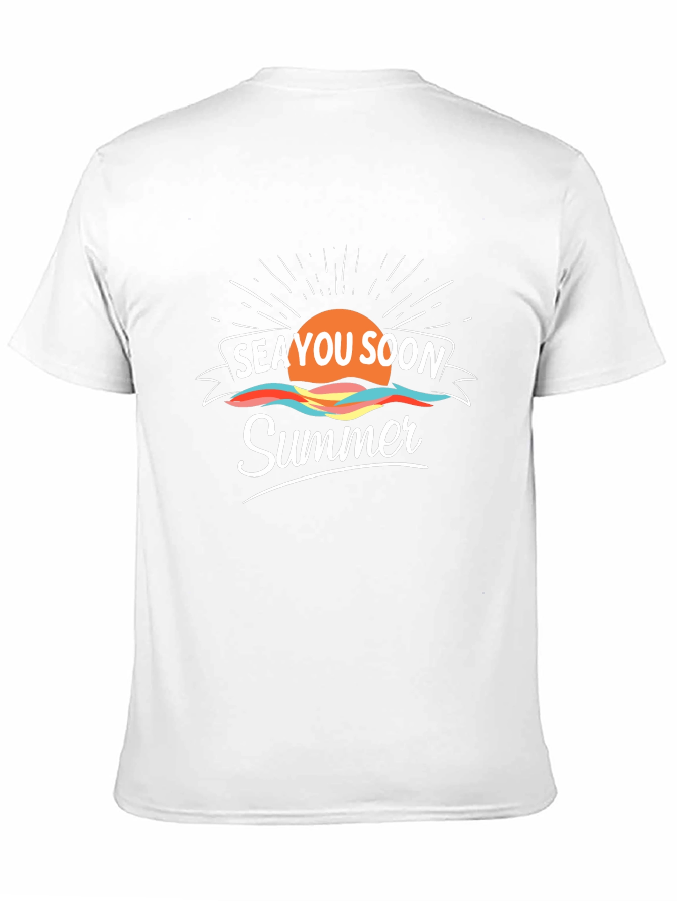 Sea You Soon Summer Black T-Shirt