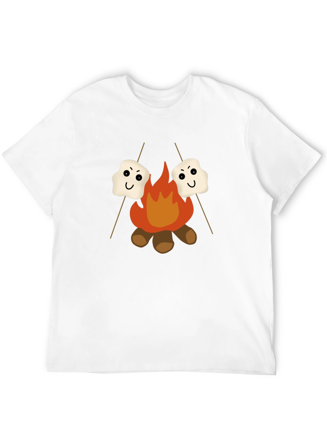 Campfire Marshmallow Graphic T-Shirt