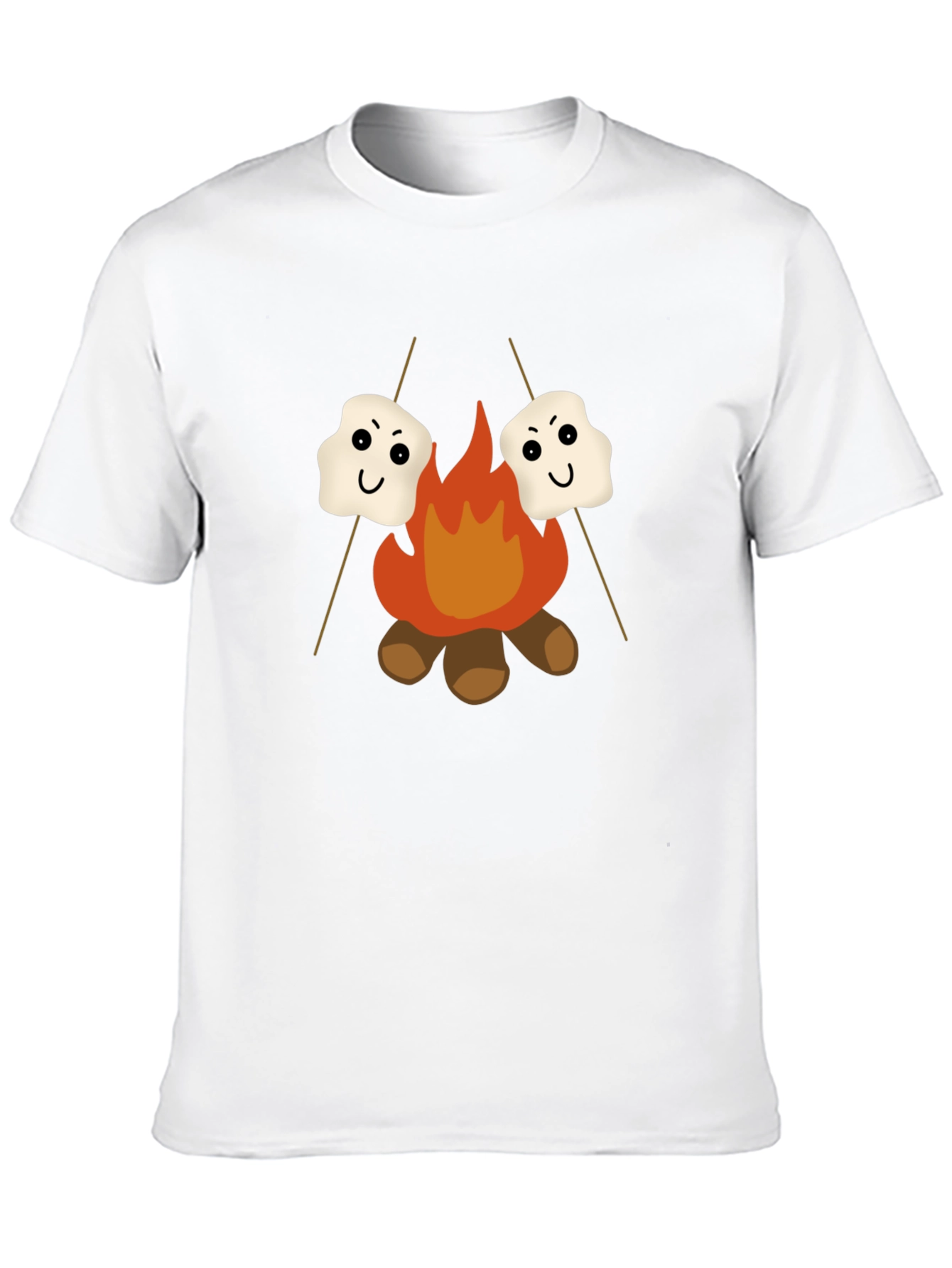 Campfire Marshmallow Graphic T-Shirt