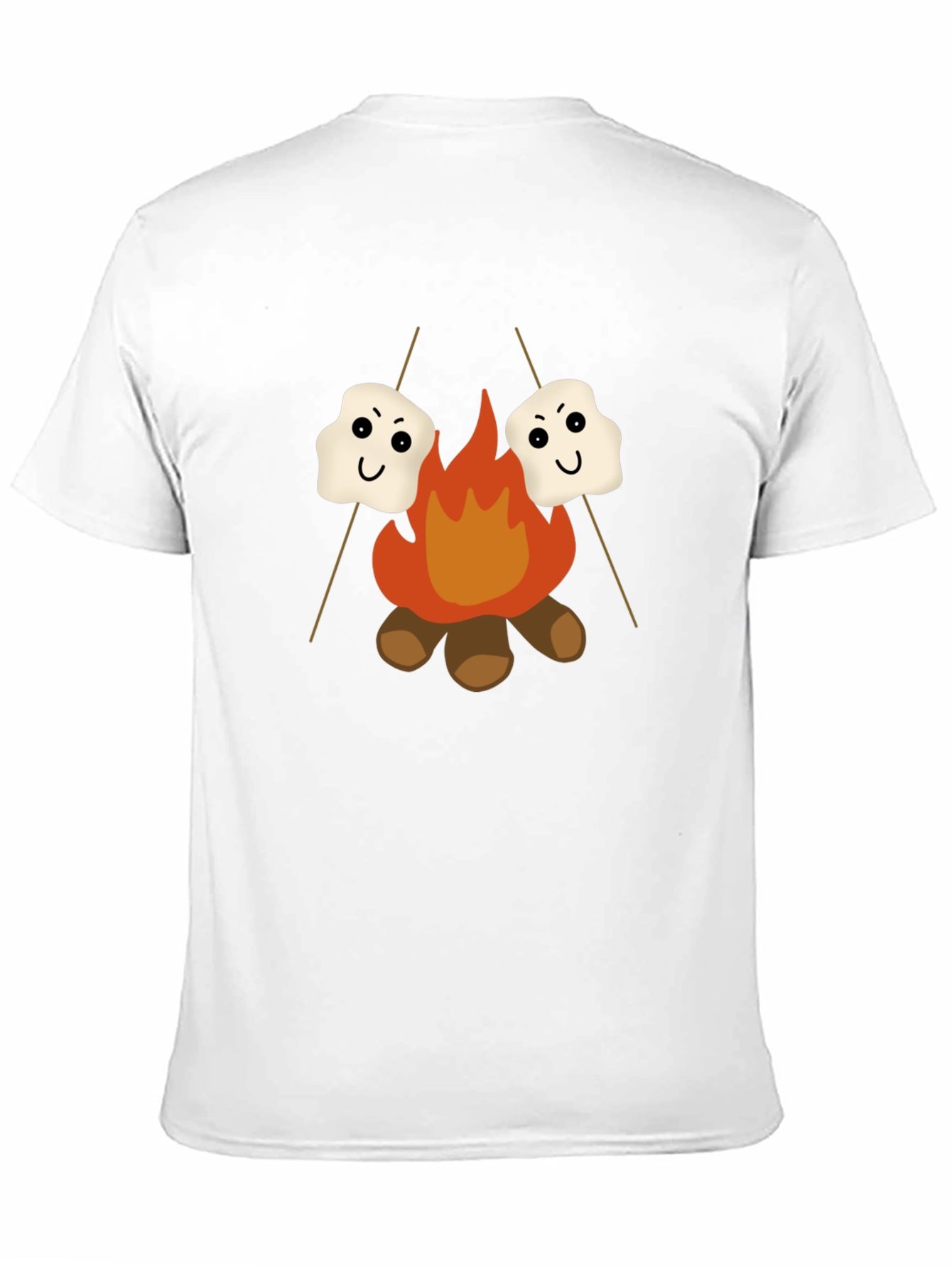 Campfire Marshmallow Graphic T-Shirt