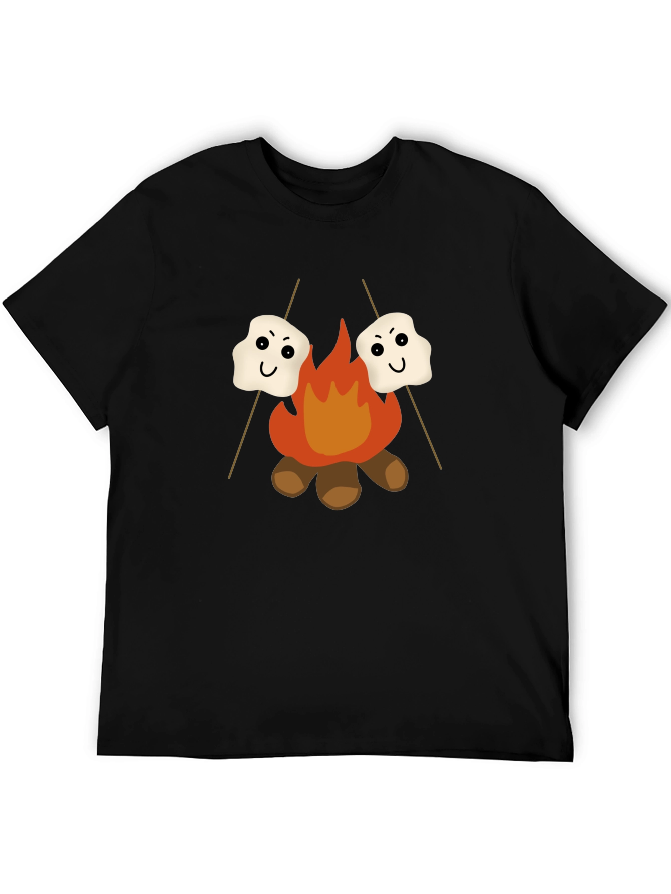 Campfire Marshmallow Graphic T-Shirt