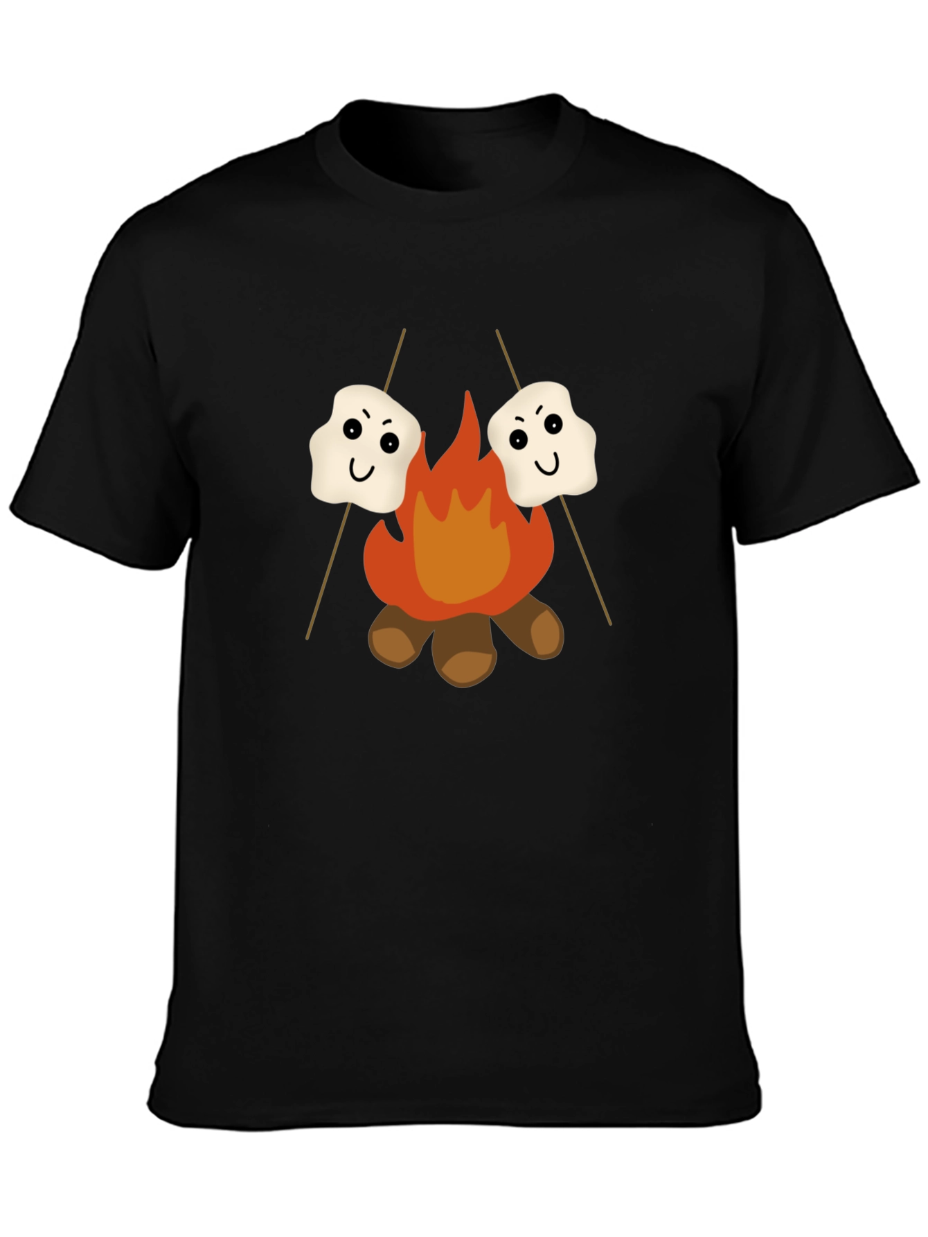 Campfire Marshmallow Graphic T-Shirt