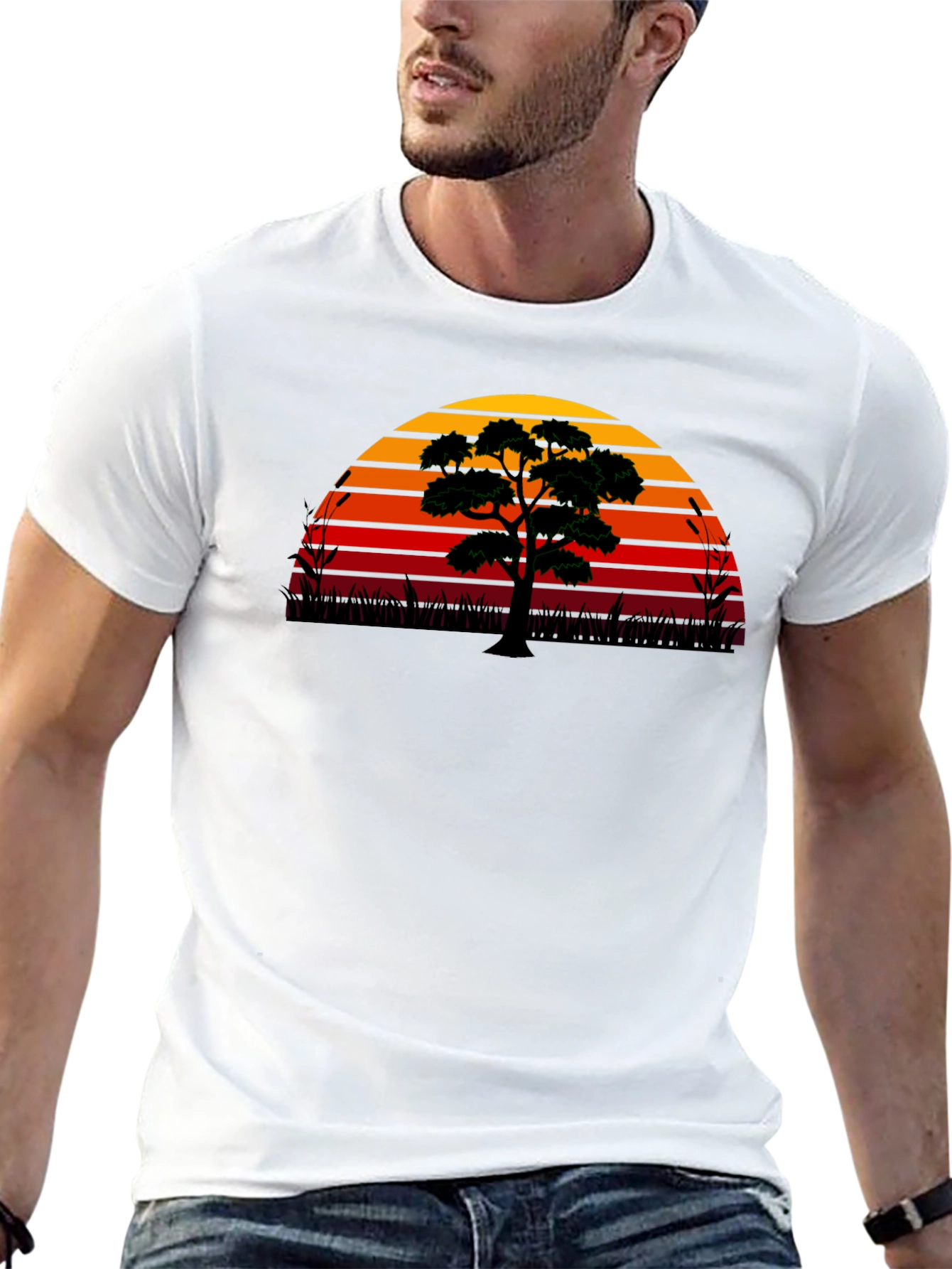 Sunset Tree Graphic Tee