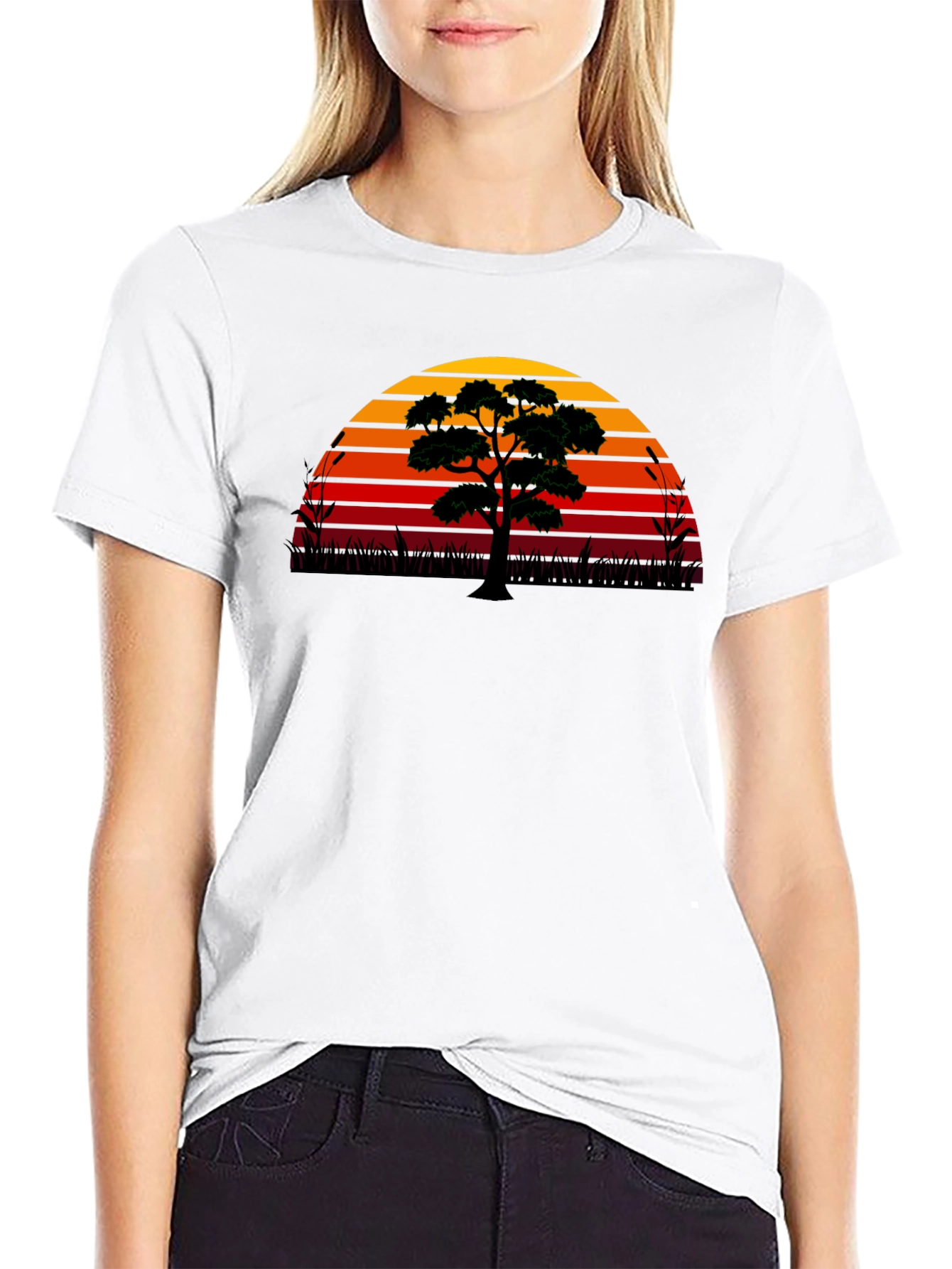 Sunset Tree Graphic Tee