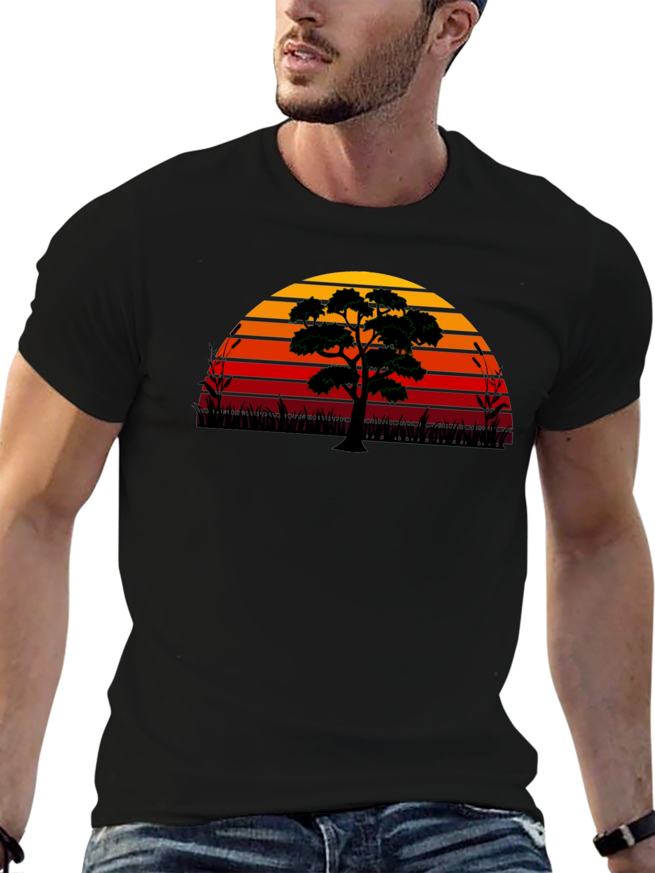Sunset Tree Graphic Tee