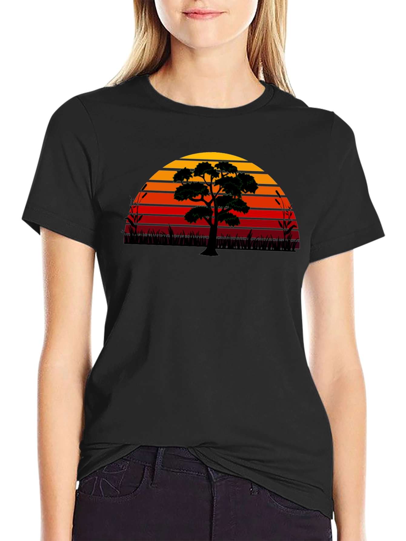 Sunset Tree Graphic Tee