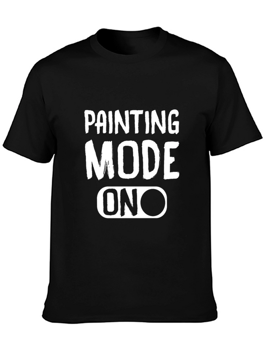 Painting Mode On Graphic Tee