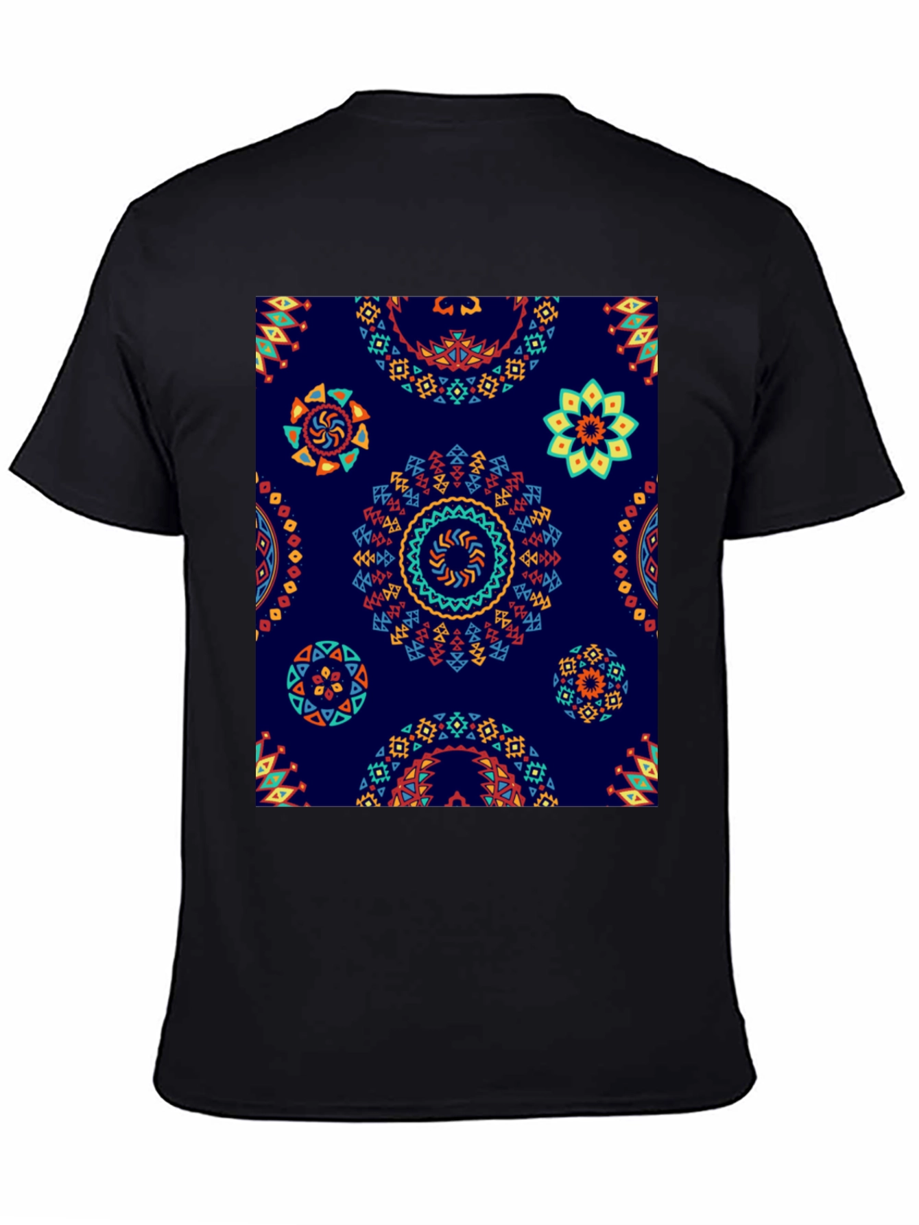 Aztec Mandala Print T-Shirt