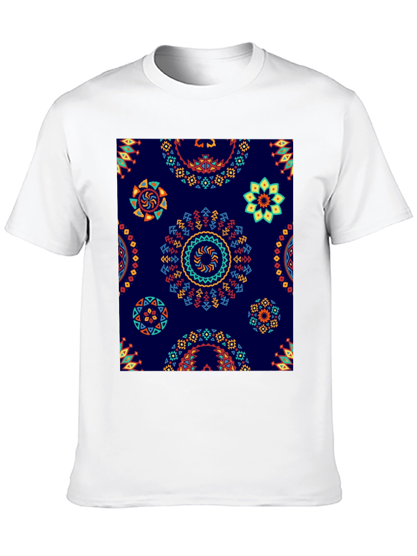 Aztec Mandala Print T-Shirt