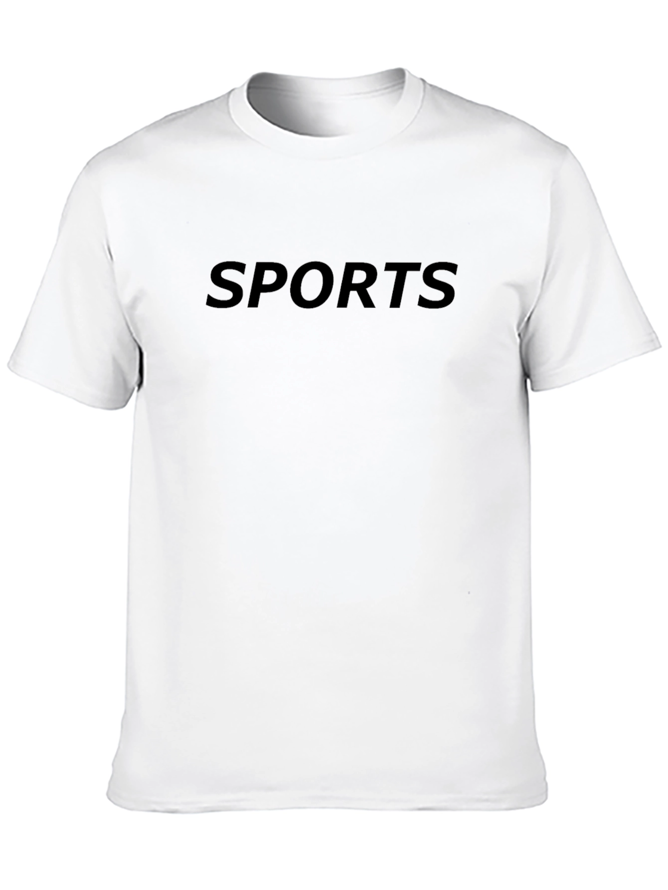 Mens Black Sports T-Shirt