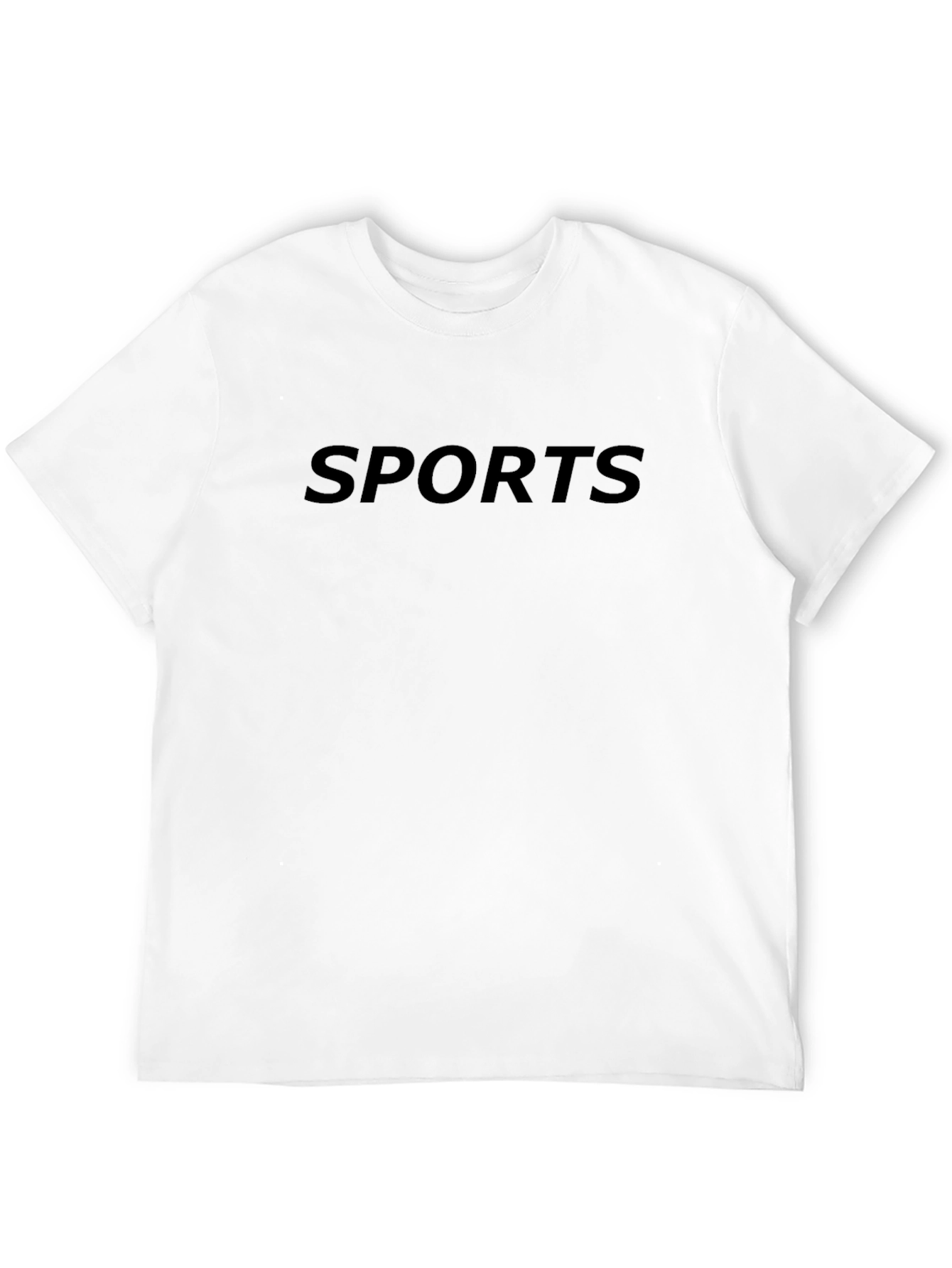 Mens Black Sports T-Shirt