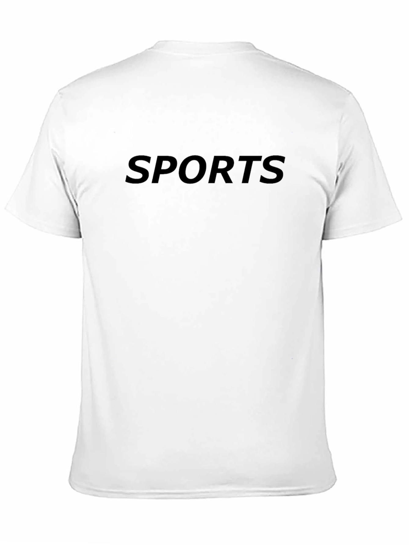 Mens Black Sports T-Shirt