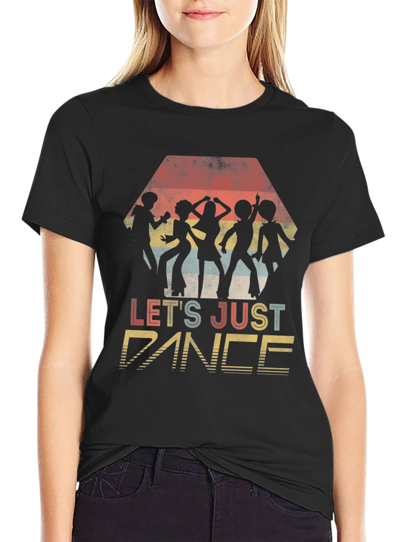 Lets Just Dance Retro Graphic Tee
