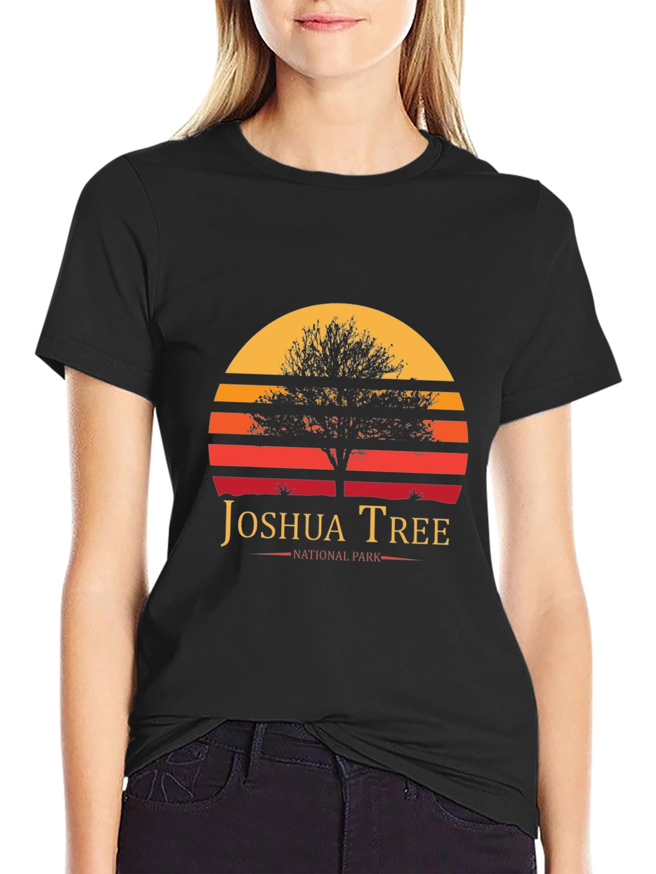 Joshua Tree National Park Sunset Graphic T-Shirt