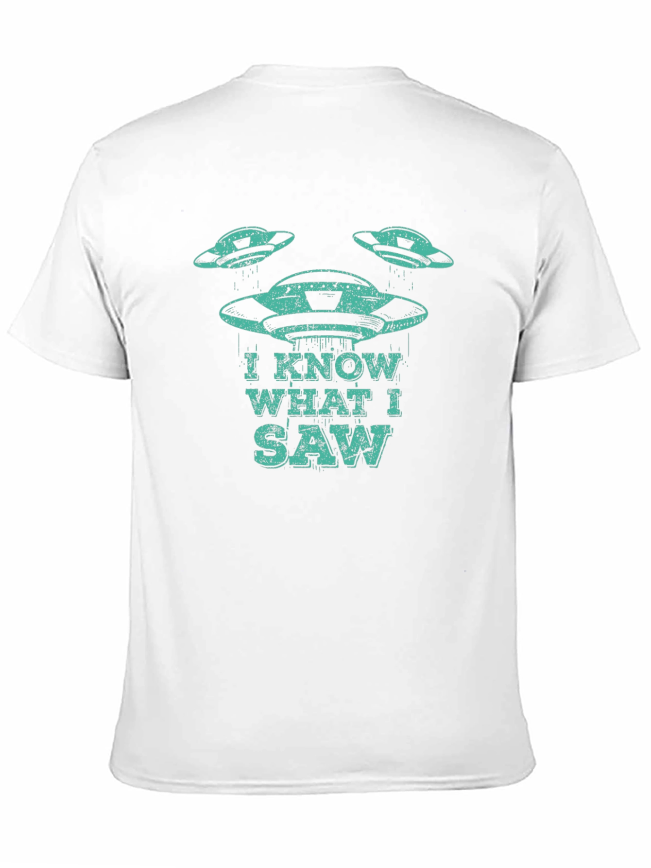 I Know What I Saw UFO T-Shirt - Black