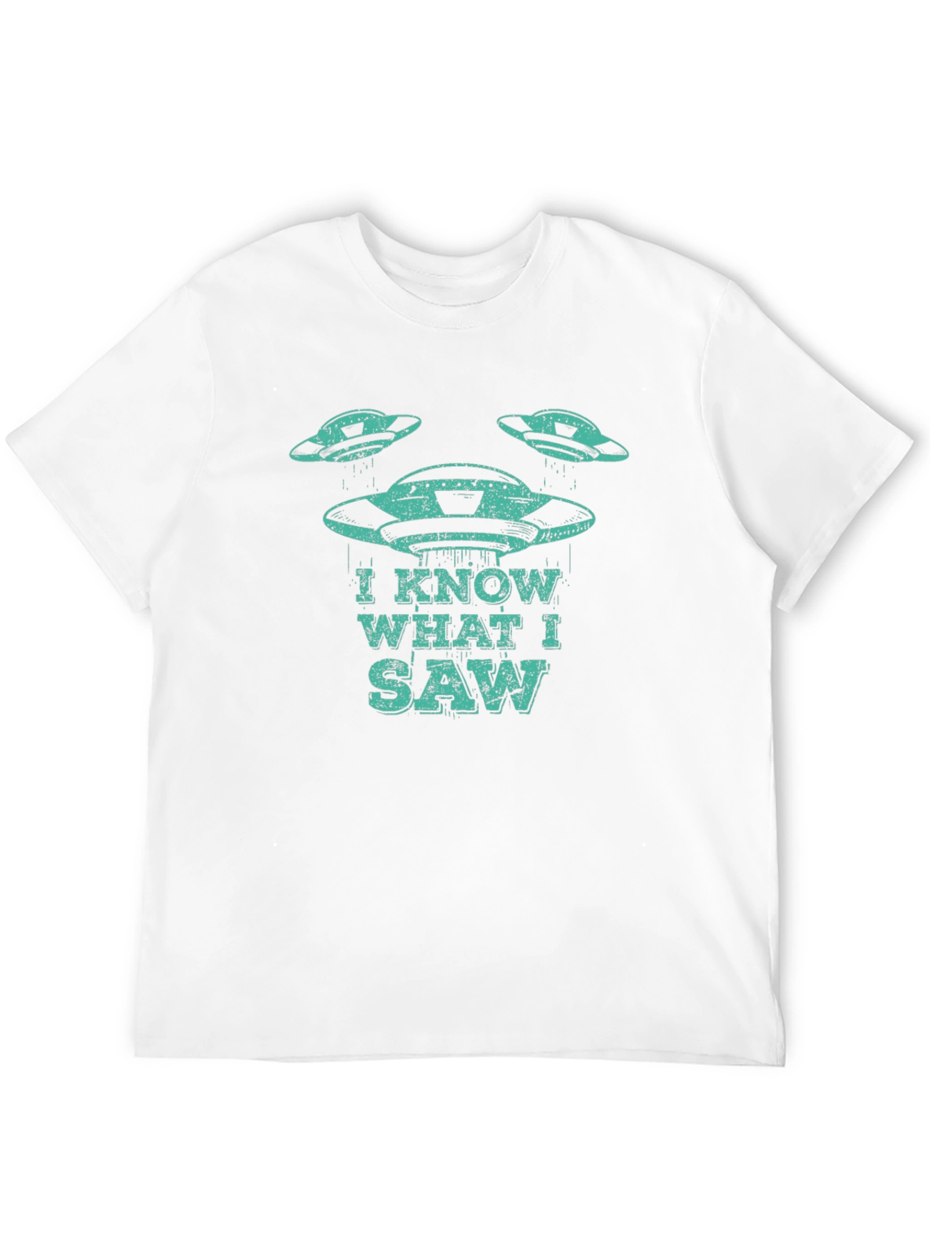 I Know What I Saw UFO T-Shirt - Black