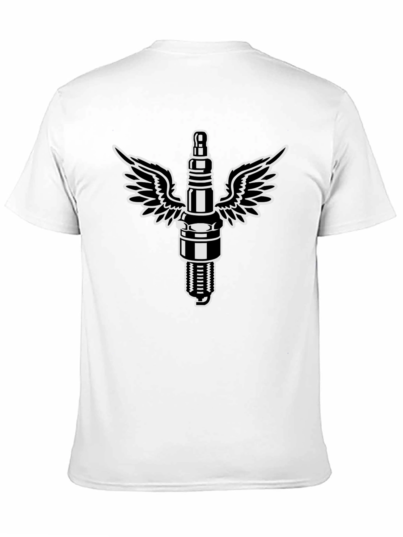 Flying Spark Plug Graphic T-Shirt