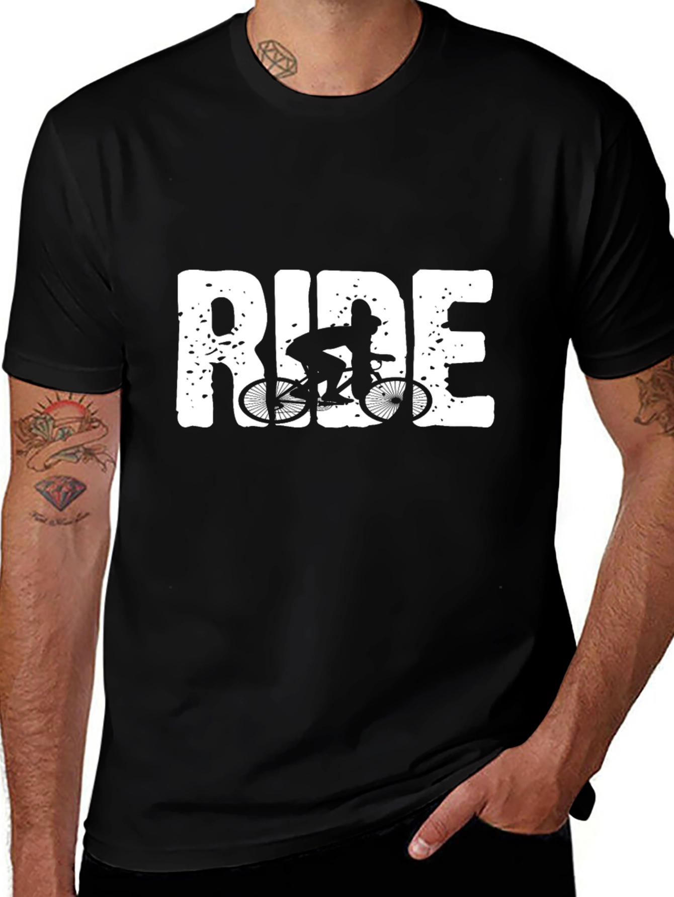 Ride Bicycle Black T-Shirt