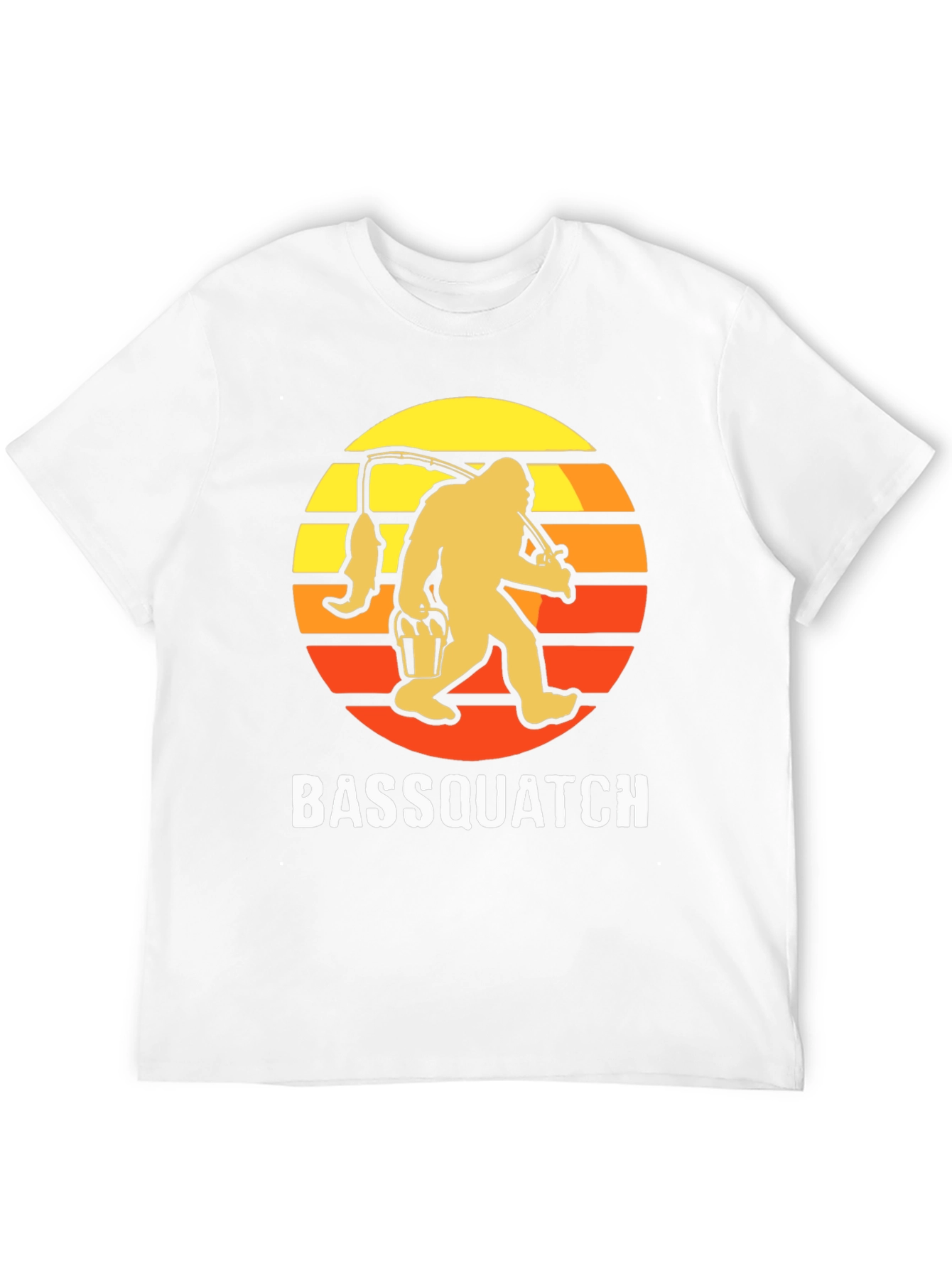 Bassquatch T-Shirt - Fishing Bigfoot Tee