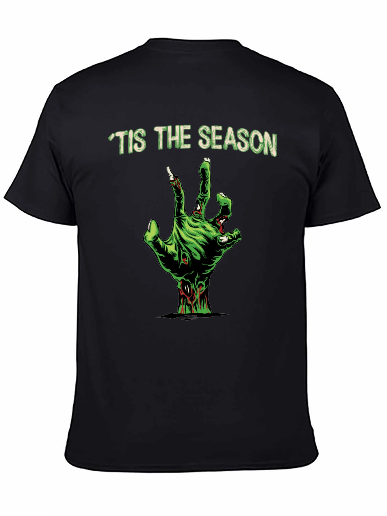 Tis The Season Zombie Hand Graphic Tee