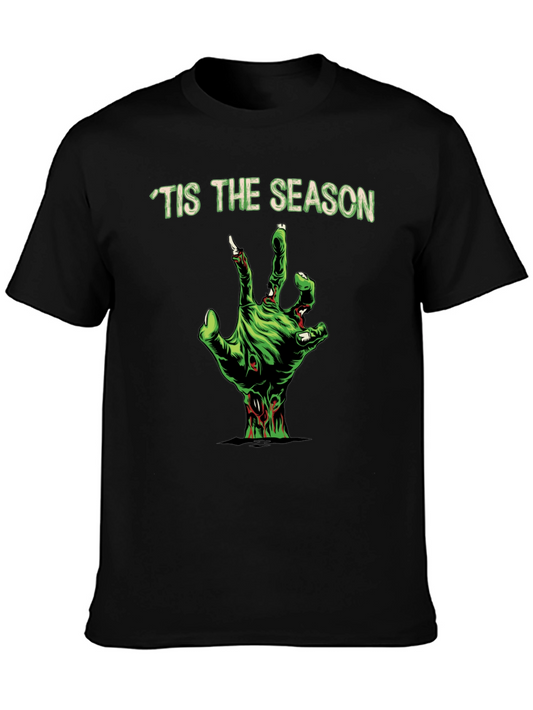 Tis The Season Zombie Hand Graphic Tee