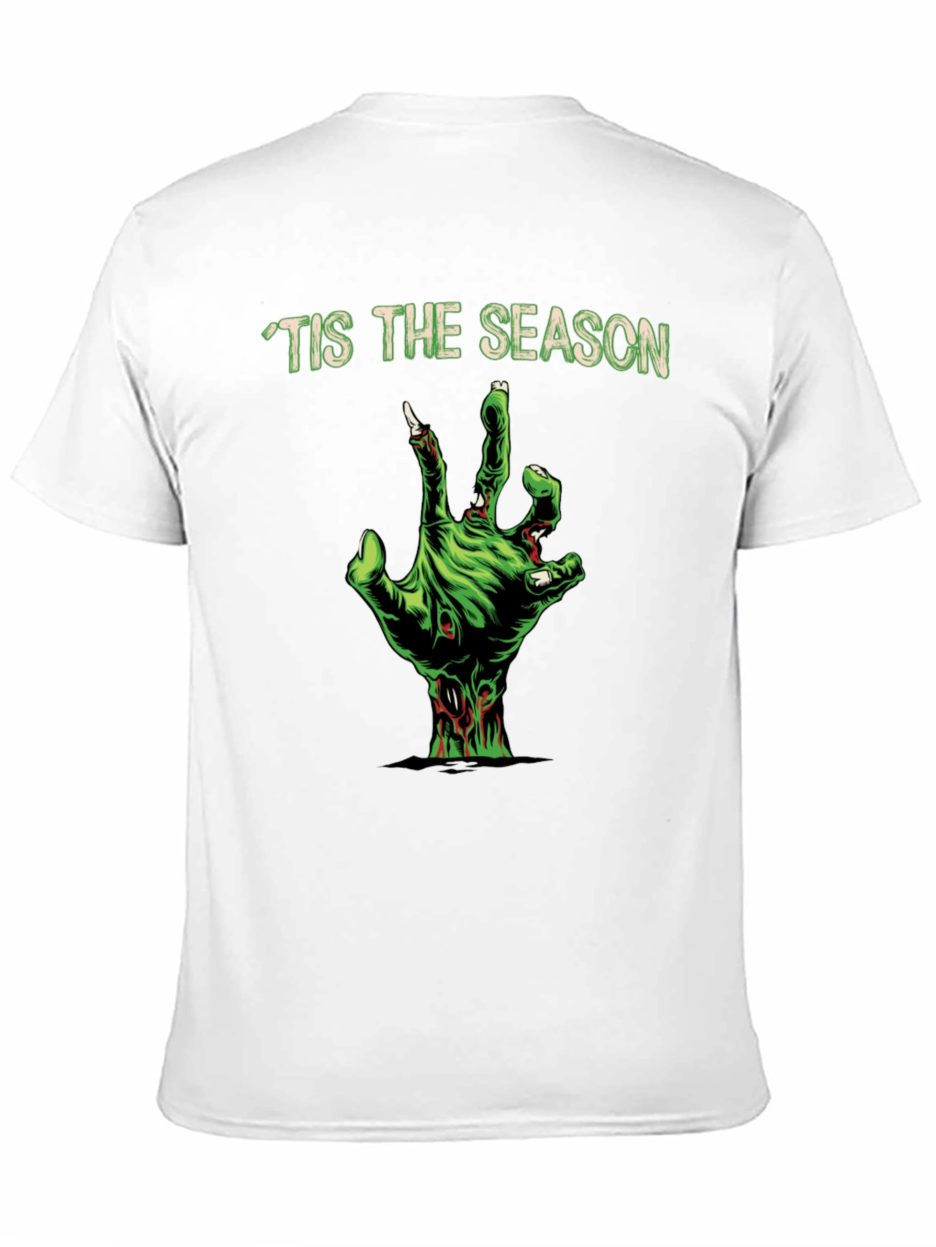 Tis The Season Zombie Hand Graphic Tee