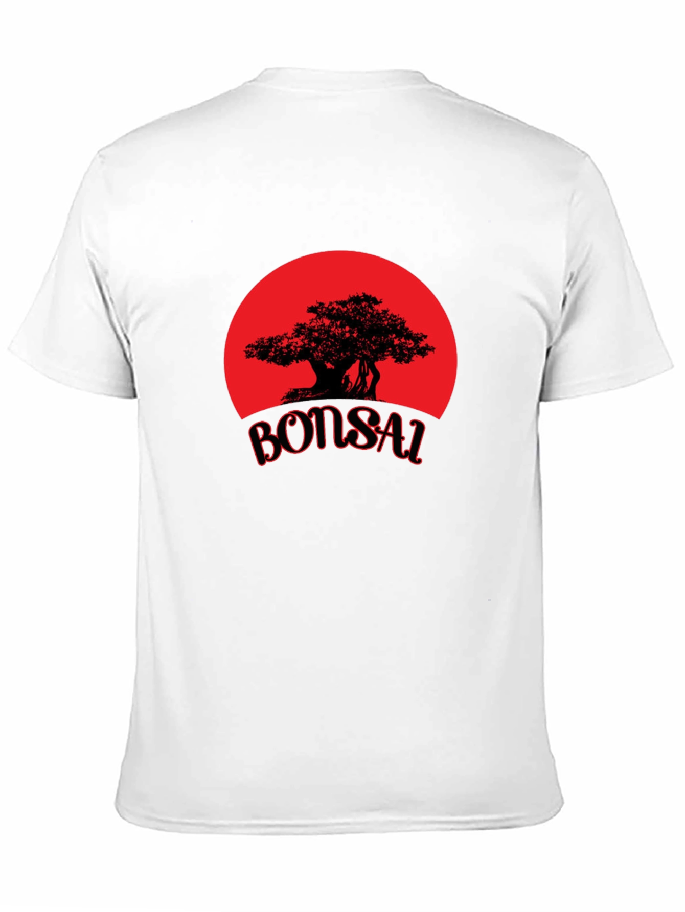 Bonsai Tree Graphic Tee - Stylish Black T-Shirt