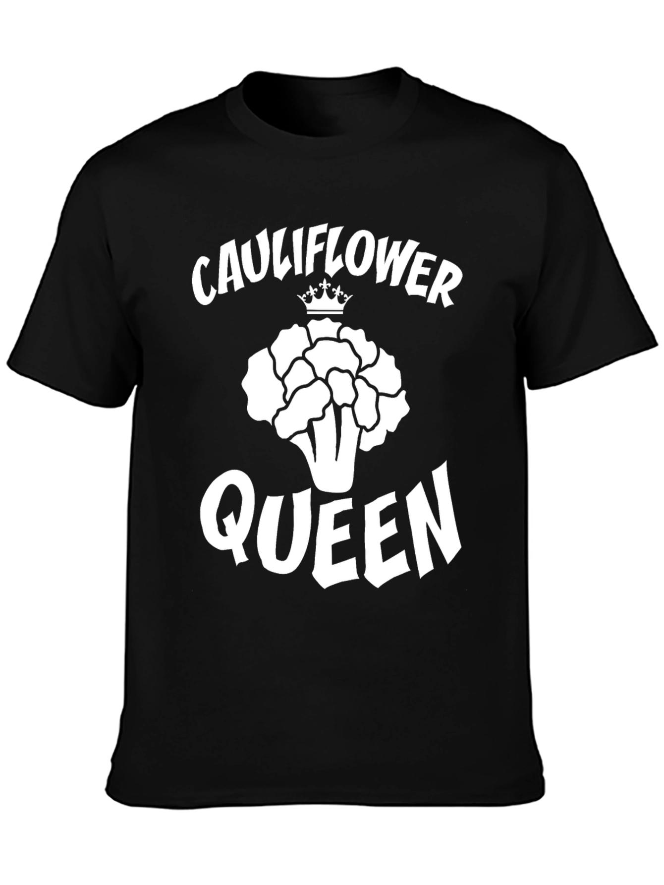 Cauliflower Queen Black Graphic Tee