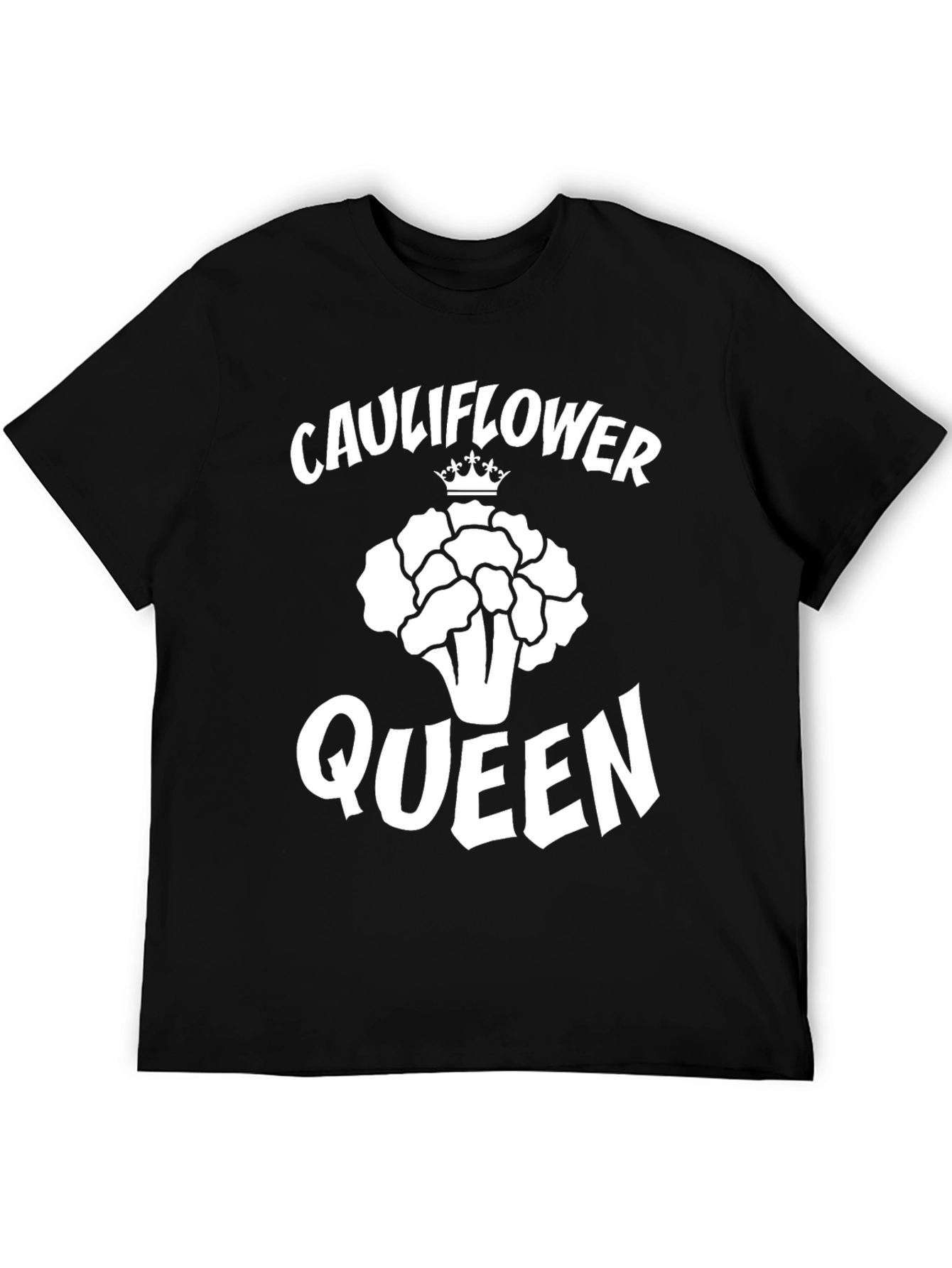 Cauliflower Queen Black Graphic Tee