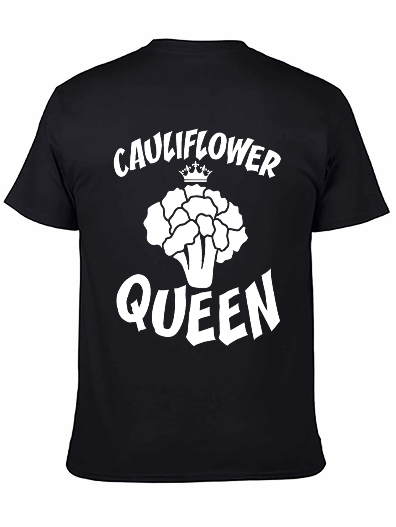 Cauliflower Queen Black Graphic Tee