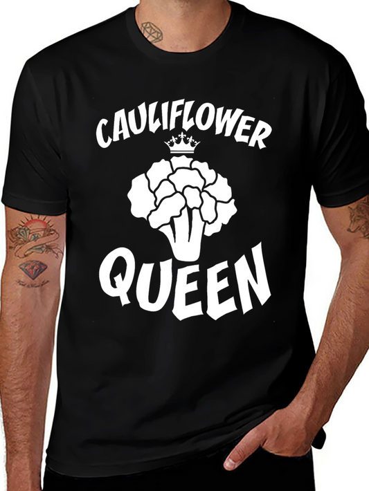 Cauliflower Queen Black Graphic Tee