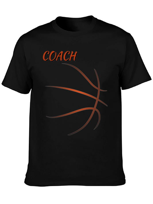 Coach Basketball Graphic T-Shirt