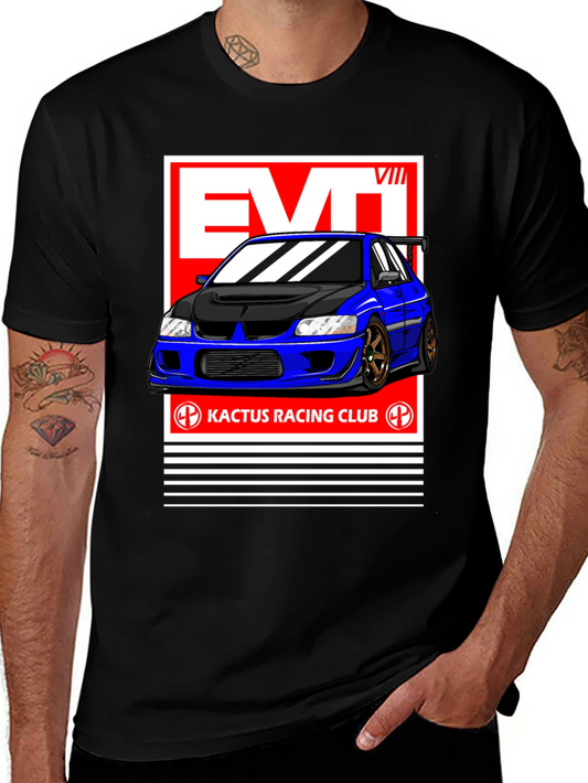 Evo VIII Kactus Racing Club Black T-Shirt