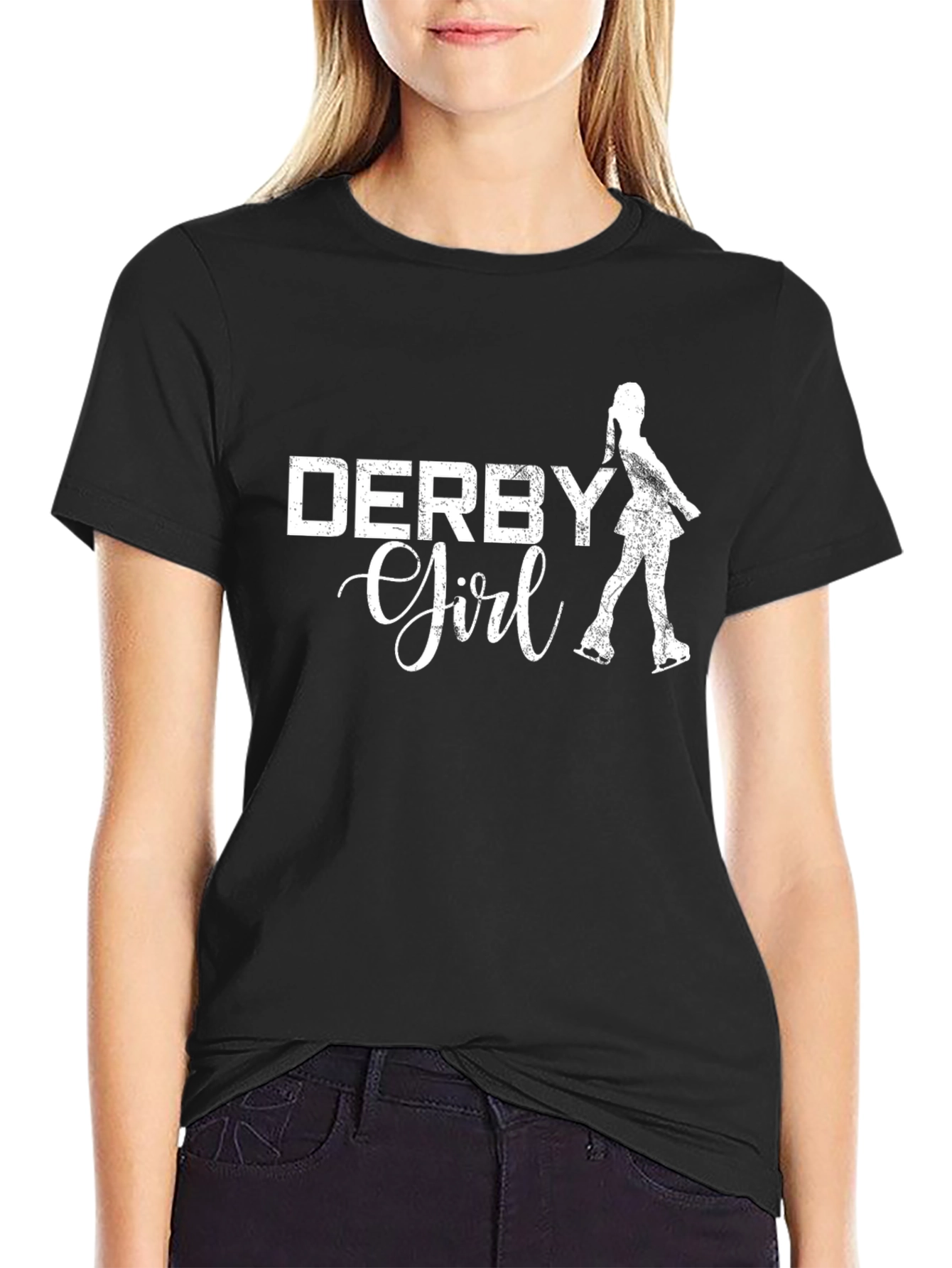 Derby Girl Ice Skating T-Shirt