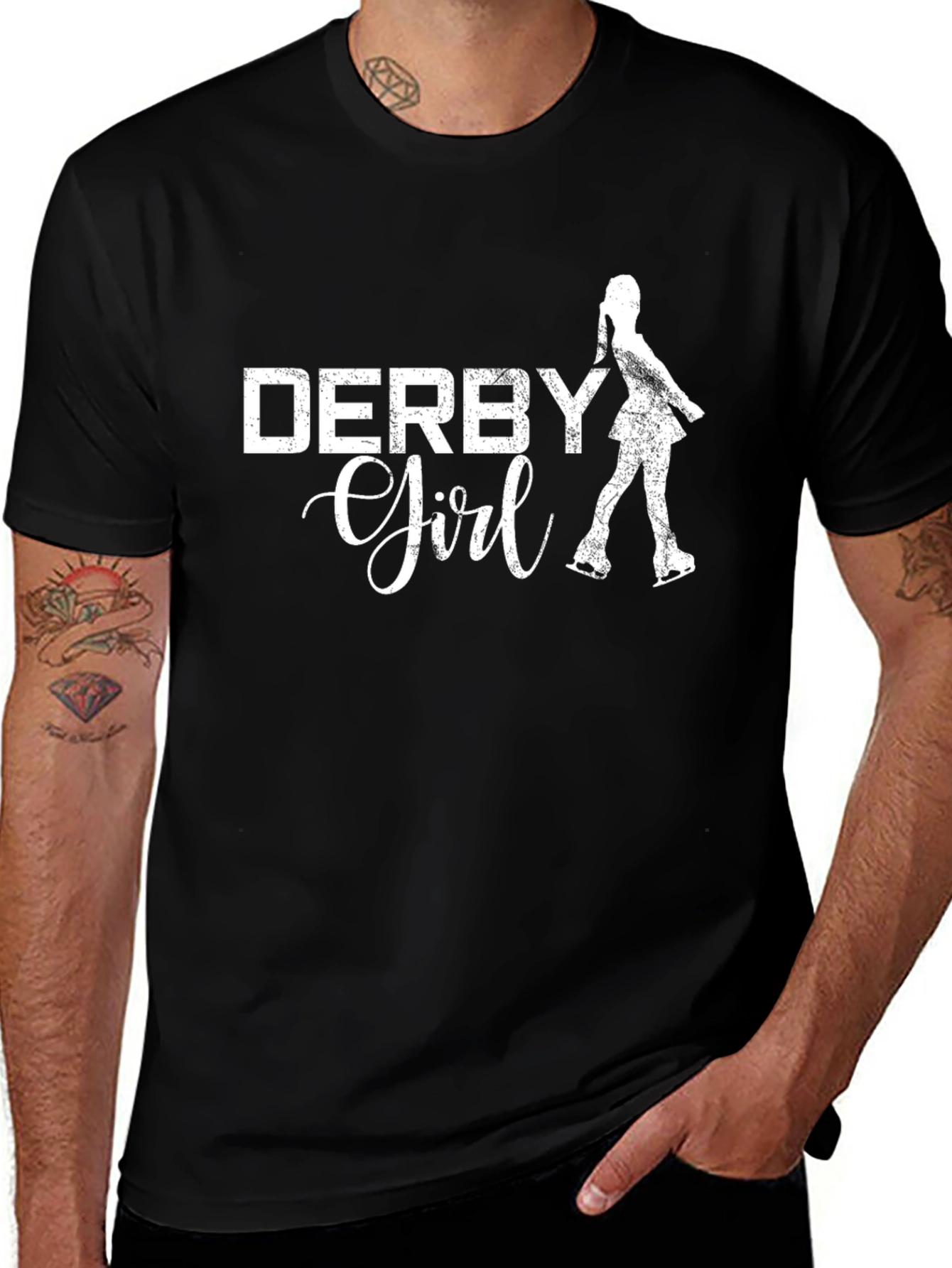 Derby Girl Ice Skating T-Shirt